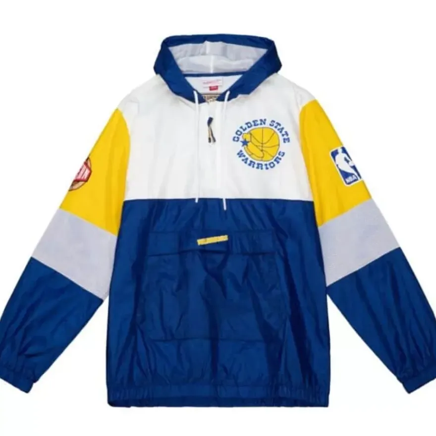 Mitchell & Ness Jackets & Outerwear-Hwc Night Surprise Win Windbreaker Golden State Warriors
