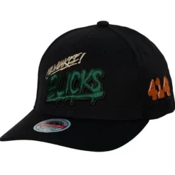Mitchell & Ness Snapback-Hwc Slap Sticker Classic Red Milwaukee Bucks