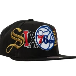 Mitchell & Ness Snapback-Hype Type Snapback Philadelphia 76Ers