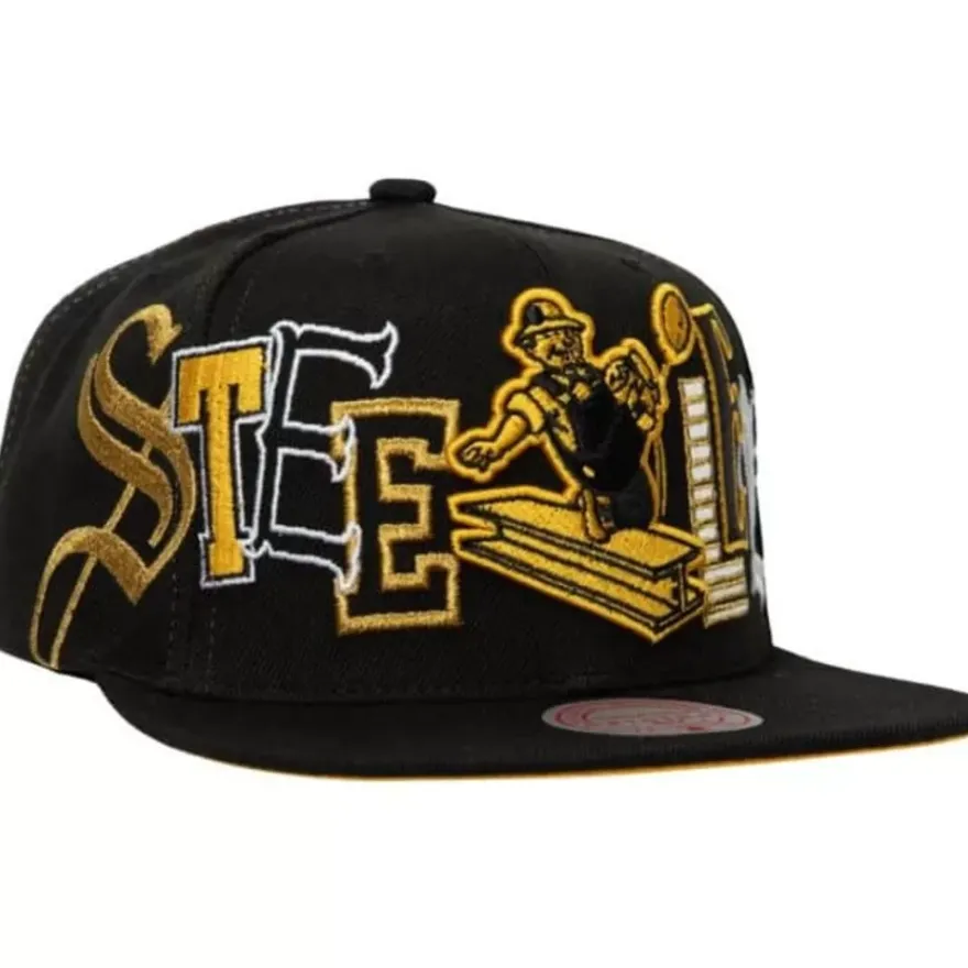 Mitchell & Ness Snapback-Hype Type Snapback Pittsburgh Steelers