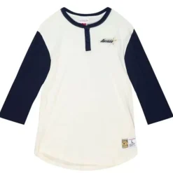 Mitchell & Ness T-Shirts & Tops-Icon Henley Houston Astros