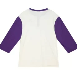 Mitchell & Ness T-Shirts & Tops-Icon Henley Los Angeles Lakers