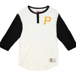 Mitchell & Ness T-Shirts & Tops-Icon Henley Pittsburgh Pirates