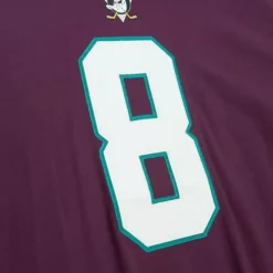 Mitchell & Ness T-Shirts & Tops-Icon Premium N&N S/S Tee Anaheim Ducks Teemu Selanne