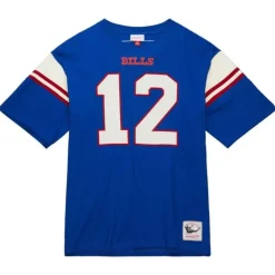 Mitchell & Ness T-Shirts & Tops-Icon Premium N&N S/S Tee Buffalo Bills Jim Kelly