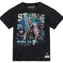 Mitchell & Ness T-Shirts & Tops-Icy Tee Stone Cold Steve Austin