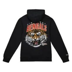 Mitchell & Ness Hoodies & Sweatshirts-Illustrated Hoodie Cincinnati Bengals