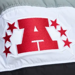 Mitchell & Ness Jackets & Outerwear-In The Clutch Puffer Jacket Vintage Logo Oakland Raiders