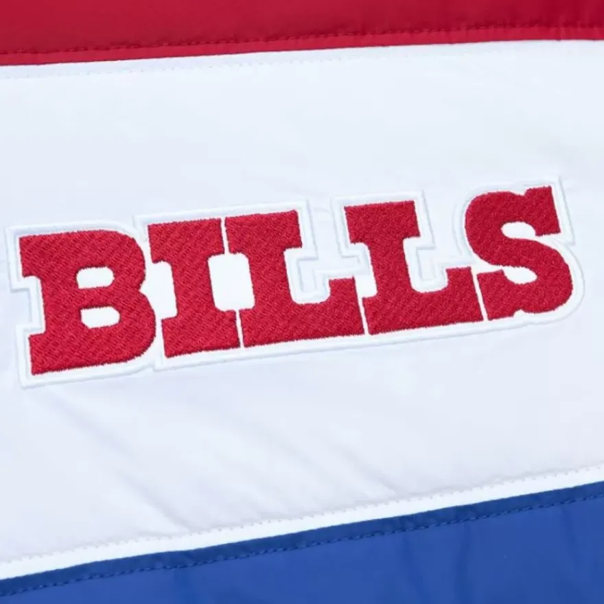 Mitchell & Ness Jackets & Outerwear-In The Clutch Puffer Jacket Vintage Logo Buffalo Bills