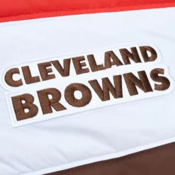 Mitchell & Ness Jackets & Outerwear-In The Clutch Puffer Jacket Vintage Logo Cleveland Browns