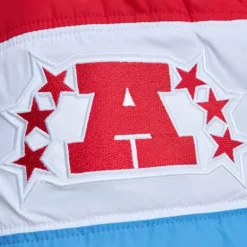 Mitchell & Ness Jackets & Outerwear-In The Clutch Puffer Jacket Vintage Logo Houston Oilers