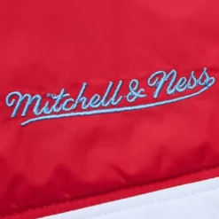 Mitchell & Ness Jackets & Outerwear-In The Clutch Puffer Jacket Vintage Logo Houston Oilers