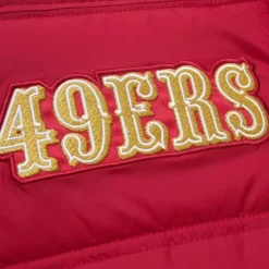 Mitchell & Ness Jackets & Outerwear-In The Clutch Puffer Vest Vintage Logo San Francisco 49Ers