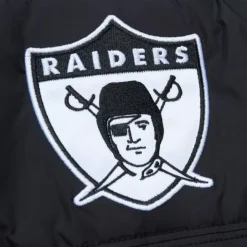 Mitchell & Ness Jackets & Outerwear-In The Clutch Puffer Vest Vintage Logo Oakland Raiders