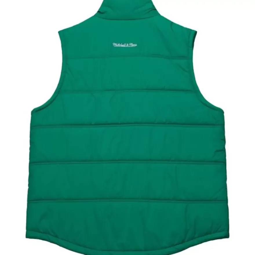 Mitchell & Ness Jackets & Outerwear-In The Clutch Puffer Vest Vintage Logo Philadelphia Eagles