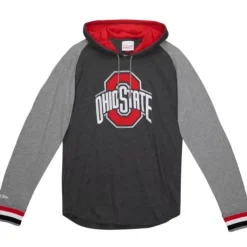 Mitchell & Ness Hoodies & Sweatshirts-In The Zone Lightweight Hoodie Ohio State