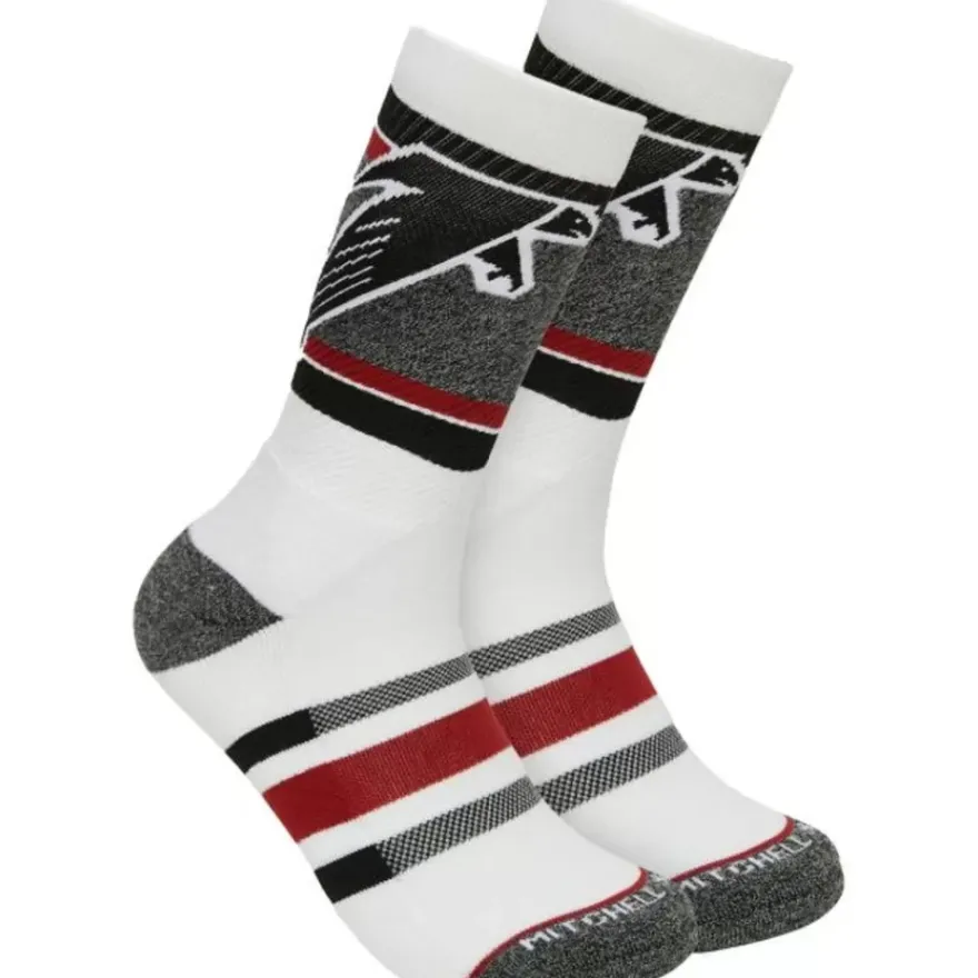 Mitchell & Ness Accessories-Interception Crew Socks Atlanta Falcons