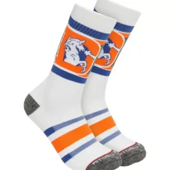 Mitchell & Ness Accessories-Interception Crew Socks Denver Broncos