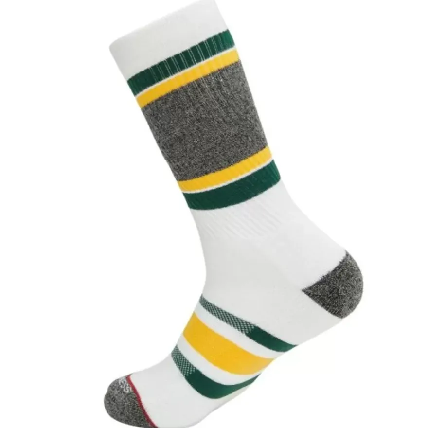 Mitchell & Ness Accessories-Interception Crew Socks Green Bay Packers