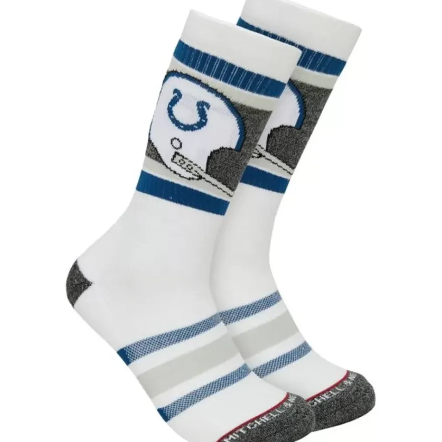 Mitchell & Ness Accessories-Interception Crew Socks Indianapolis Colts