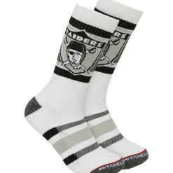 Mitchell & Ness Accessories-Interception Crew Socks Oakland Raiders