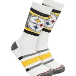 Mitchell & Ness Accessories-Interception Crew Socks Pittsburgh Steelers