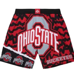 Mitchell & Ness Shorts-Jumbotron 2.0 Sublimated Shorts Ohio State