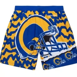 Mitchell & Ness Shorts-Jumbotron 2.0 Sublimated Shorts Los Angeles Rams