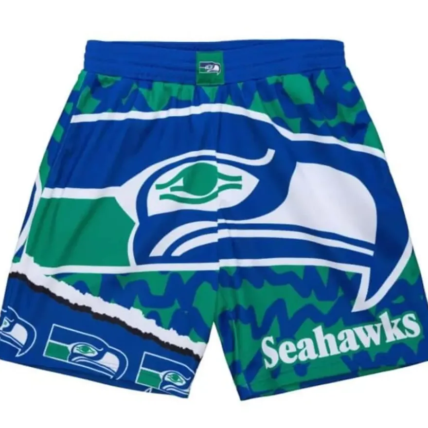Mitchell & Ness Shorts-Jumbotron 2.0 Sublimated Shorts Seattle Seahawks