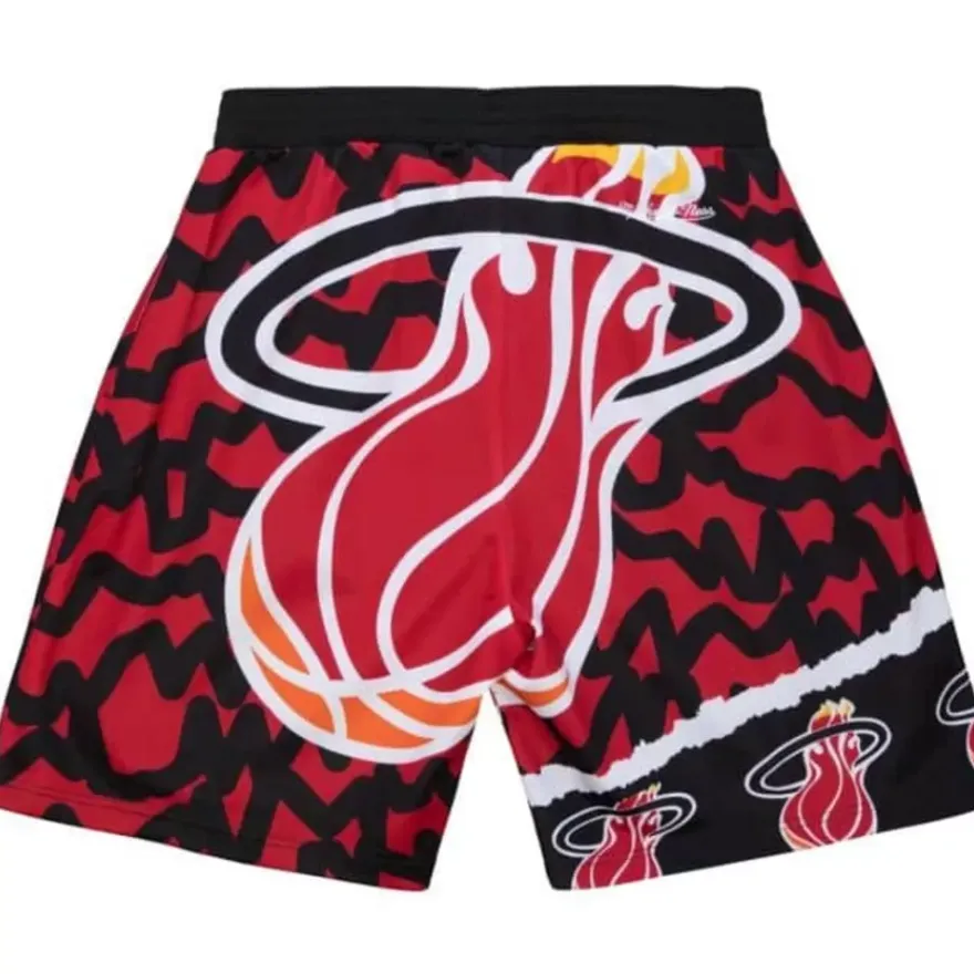Mitchell & Ness Shorts-Jumbotron 2.0 Sublimated Shorts Miami Heat