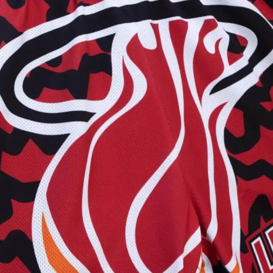 Mitchell & Ness Shorts-Jumbotron 2.0 Sublimated Shorts Miami Heat