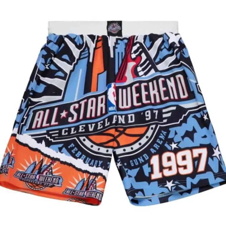 Mitchell & Ness Shorts-Jumbotron 2.0 Sublimated Shorts All Star 1997-98