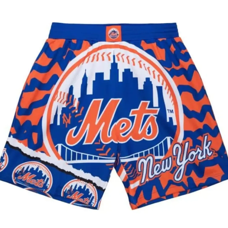 Mitchell & Ness Shorts-Jumbotron 2.0 Sublimated Shorts New York Mets
