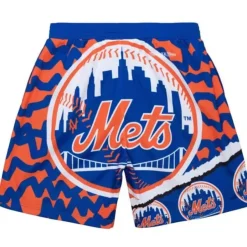 Mitchell & Ness Shorts-Jumbotron 2.0 Sublimated Shorts New York Mets