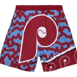Mitchell & Ness Shorts-Jumbotron 2.0 Sublimated Shorts Philadelphia Phillies