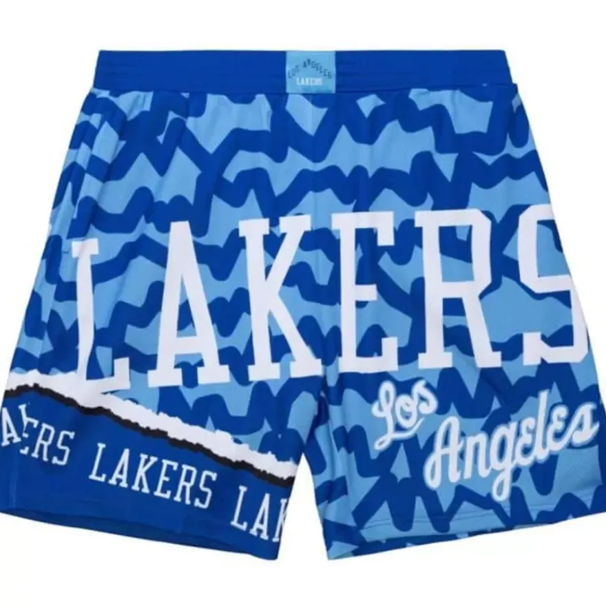 Mitchell & Ness Shorts-Jumbotron 2.0 Sublimated Shorts Los Angeles Lakers