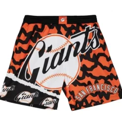 Mitchell & Ness Shorts-Jumbotron 2.0 Sublimated Shorts San Francisco Giants