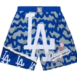 Mitchell & Ness Shorts-Jumbotron 2.0 Sublimated Shorts Los Angeles Dodgers