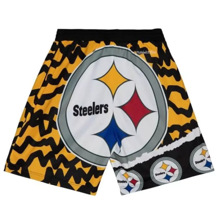 Mitchell & Ness Shorts-Jumbotron 2.0 Sublimated Shorts Pittsburgh Steelers