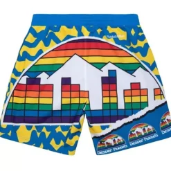 Mitchell & Ness Shorts-Jumbotron 2.0 Sublimated Shorts Denver Nuggets