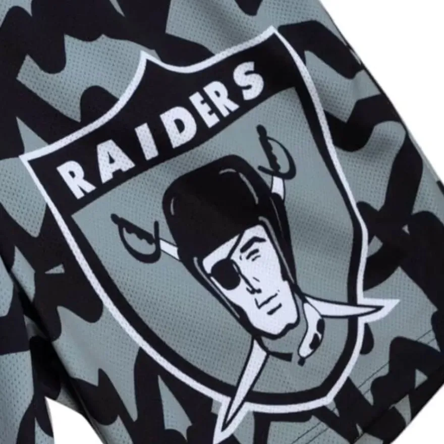 Mitchell & Ness Shorts-Jumbotron 2.0 Sublimated Shorts Oakland Raiders