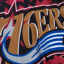 Mitchell & Ness Shorts-Jumbotron 2.0 Sublimated Shorts Philadelphia 76Ers