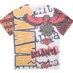 Mitchell & Ness T-Shirts & Tops-Jumbotron 2.0 Sublimated Ss Tee Atlanta Hawks