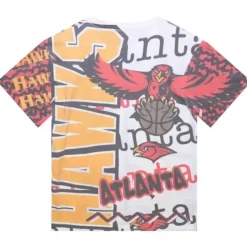 Mitchell & Ness T-Shirts & Tops-Jumbotron 2.0 Sublimated Ss Tee Atlanta Hawks
