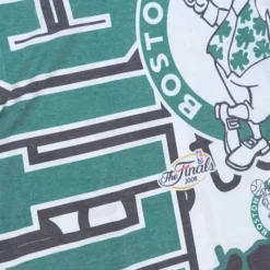 Mitchell & Ness T-Shirts & Tops-Jumbotron 2.0 Sublimated Ss Tee Boston Celtics