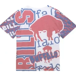 Mitchell & Ness T-Shirts & Tops-Jumbotron 2.0 Sublimated Ss Tee Buffalo Bills