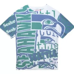 Mitchell & Ness T-Shirts & Tops-Jumbotron 2.0 Sublimated Ss Tee Seattle Seahawks