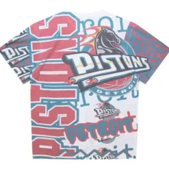 Mitchell & Ness T-Shirts & Tops-Jumbotron 2.0 Sublimated Ss Tee Detroit Pistons