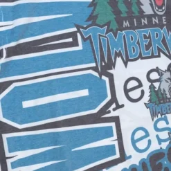 Mitchell & Ness T-Shirts & Tops-Jumbotron 2.0 Sublimated Ss Tee Minnesota Timberwolves