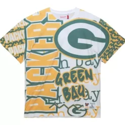 Mitchell & Ness T-Shirts & Tops-Jumbotron 2.0 Sublimated Ss Tee Green Bay Packers